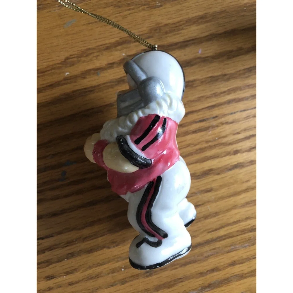 Football Santa Ornament